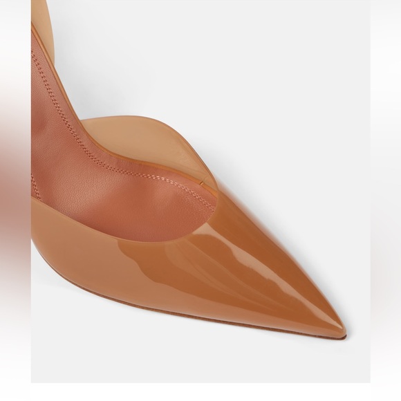 AMINA MUADDI- Holli Glass 95 PVC sling back pump-EU 38- worn once!! - Picture 4 of 11